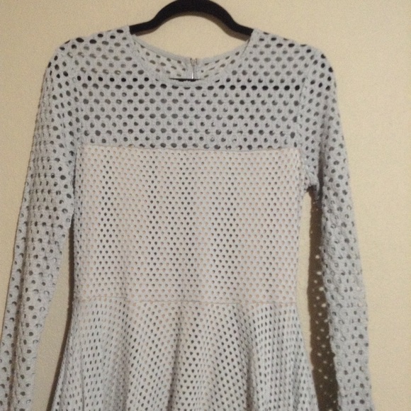 BCBG Max Azria Long Sleeve Eyelet Dress - Picture 7 of 7